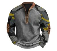 Sweatshirt Homme Style Essentiel - pièce Basique Garde-Robe intemporelle Sweat-Shirt, Pull-Over d'hiver à Manches Longues pour Homme, Grande Taille (Army Green, XXXXXL)