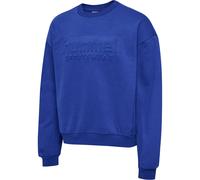 Hummel Sweatshirt Boxy Logo Bleu Taille S