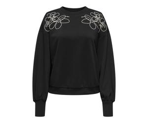 Sweatshirt imprimÃ© col rond femme Only Brooke Noir L