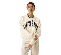 Sweatshirt imprimé femme Garcia Oversized Fit Blanc S