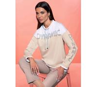 Sweatshirt inscription avec petites pierres brillantes fantaisie - Rick Cardona - sable-écru SABLE-ÉCRU 52