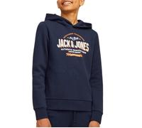 Sweatshirt - JACK & JONES - Logo Enfants - Col arrondi - Manches longues - Poche kangourou 128