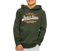 Sweatshirt - JACK & JONES - Logo - Enfants - Vert, orange, blanc - Manches longues 128