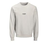 Jack & Jones Sweat-shirt JJESOHO Homme col rond coupe décontractée Beige clair XXL