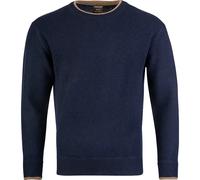 Jack Pyke - Pull à col Rond - tricoté en Laine d'agneau - Bleu Marine - XL