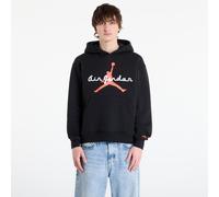 Sweatshirt Jordan Brooklyn Fleece Men's Pullover Hoodie Black/ Infrared 23 M