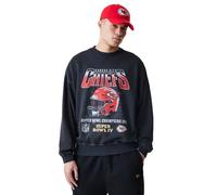 Sweatshirt Kansas City Chiefs NFL Washed Boxy Crew Noir M