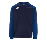 Sweatshirt - Kappa - Parme - Bleu marine/bleu cobalt - Mixte - Football - Manches longues L