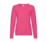 Sweatshirt lÃ©ger femme Fruit of the Loom Raglan Rose S