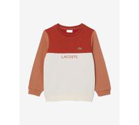 Sweatshirt Lacoste Colour-Block Fleece rouge blanc enfant - 12
