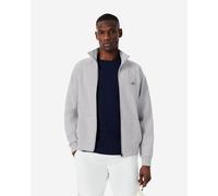 Sweatshirt Lacoste Double Face Jersey Half Zip gris - M
