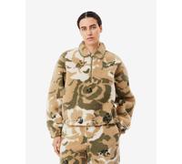 Sweatshirt Lacoste Flower Half Zip beige blanc femme - 38