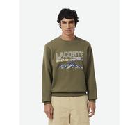 Sweatshirt Lacoste Motif Brodé vert kaki - XS