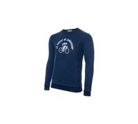 Sweatshirt lebram x sports d epoque forcat de longchamp bleu fonce