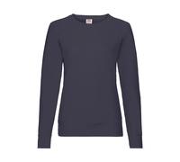 Sweatshirt léger femme Fruit of the Loom Raglan Bleu 2XL
