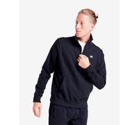Sweatshirt Leone 1947 High Collar Basic Small Logo Half Zip noir - L