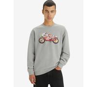 Sweatshirt Levi's Relaxed Graphic Crew gris rouge noir - S