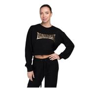 Lonsdale Culbokie Cropped Sweatshirt Noir M Femme