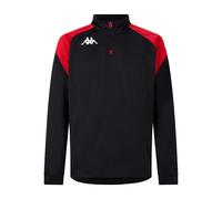 Kappa Lovato Half Zip Sweatshirt Noir L Homme