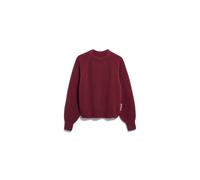 Sweatshirt maille cÃŽtelÃ© femme Armedangels Rouge S
