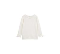Sweatshirt manches dÃ©tails femme Tom Tailor Denim Blanc XL