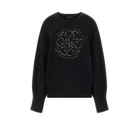 Sweatshirt manches longues femme Guess Kate 4G Noir M