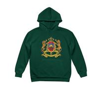 Sweatshirt Maroc Doublure Polaire Maroc Emblème National Lettres Graphiques Pull Col Rond Manches Longues Coupe Ample Sweat Vêtewoments Plusieurs Couleurs du XS Au XL Hoodies