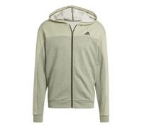 Adidas Sweatshirt Mélange à capuche Full Zip Vert S Homme
