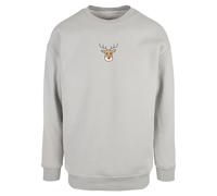 Sweatshirt Merchcode Christmas Cute Deer Gris XL