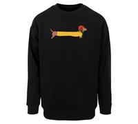Merchcode Sweat-shirt 'Christmas Dog' mélange de couleurs / noir, Taille L