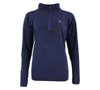Sweatshirt micro polaire demi-zip fille Peak Mountain Fafine Bleu 3 ans