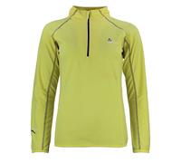 Sweatshirt micro polaire demi-zip fille Peak Mountain Fafine Jaune 3 ans