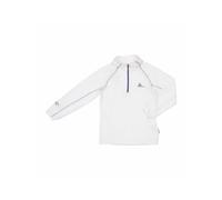 Sweatshirt micro polaire demi-zip fille Peak Mountain Gafine Blanc 10 ans