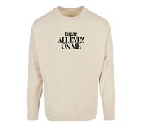 Mister Tee X Artist 2pac All Eyez On Me Tracklist Cut On Long Sleeve T-shirt Beige M Homme