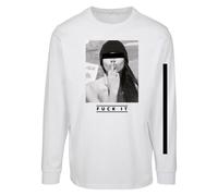 Sweatshirt Mister Tee Fuck it Blanc S
