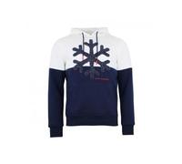 Sweatshirt molleton Peak Mountain Carlo - blanc/bleu nuit - XL XXL