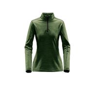 Sweatshirt molletonnÃ© thermal 1/4 zip femme Stormtech Vert M