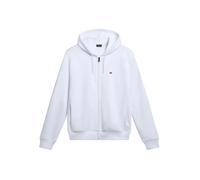 Napapijri Sweatshirt homme Balis FZH SUM Blanc, fermeture zippée, 100% coton, Taille S