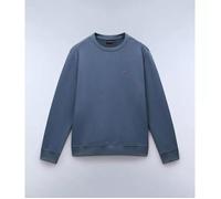 Napapijri, Homme, Sweatshirts et sweats à capuche, Gris, Taille: M Pull col rond avec logo brodé