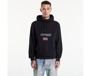 Sweatshirt Napapijri Burgee Half-Zip Hoodie 2.0 Black M