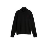 Napapijri Pull homme Damavand T 1 - Col roulé brodé Noir Taille M