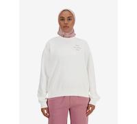 Sweatshirt New Balance Iconic Collegiate blanc femme - S