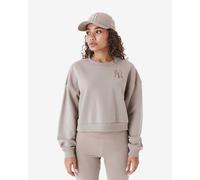 Sweatshirt New Era Le Crop Crew NY Yankees beige femme - L
