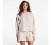 Sweatshirt Nike 24.7 ImpossiblySoft Women's Dri-FIT Oversized Crew-Neck Top Cream Ii/ Cream Ii/ College Grey S