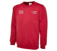 Sweatshirt Noir Brodé Personnalisé NIC EIC Domestic Installer Logo Electricien