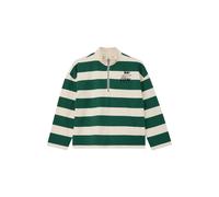 Sweatshirt oversize Ã rayures avec imprimÃ© devant et dos enfant s.Oliver Beige 8/9 ans