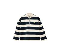 Sweatshirt oversize Ã rayures avec imprimÃ© devant et dos enfant s.Oliver Bleu 13/14 ans