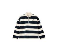 Sweatshirt oversize Ã rayures avec imprimÃ© devant et dos enfant s.Oliver Bleu 8/9 ans