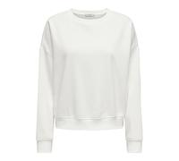 Sweatshirt oversize femme Only Sweat Life Blanc XL