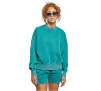 Urban Classics Pull oversize effet délavé Vert XL Femme